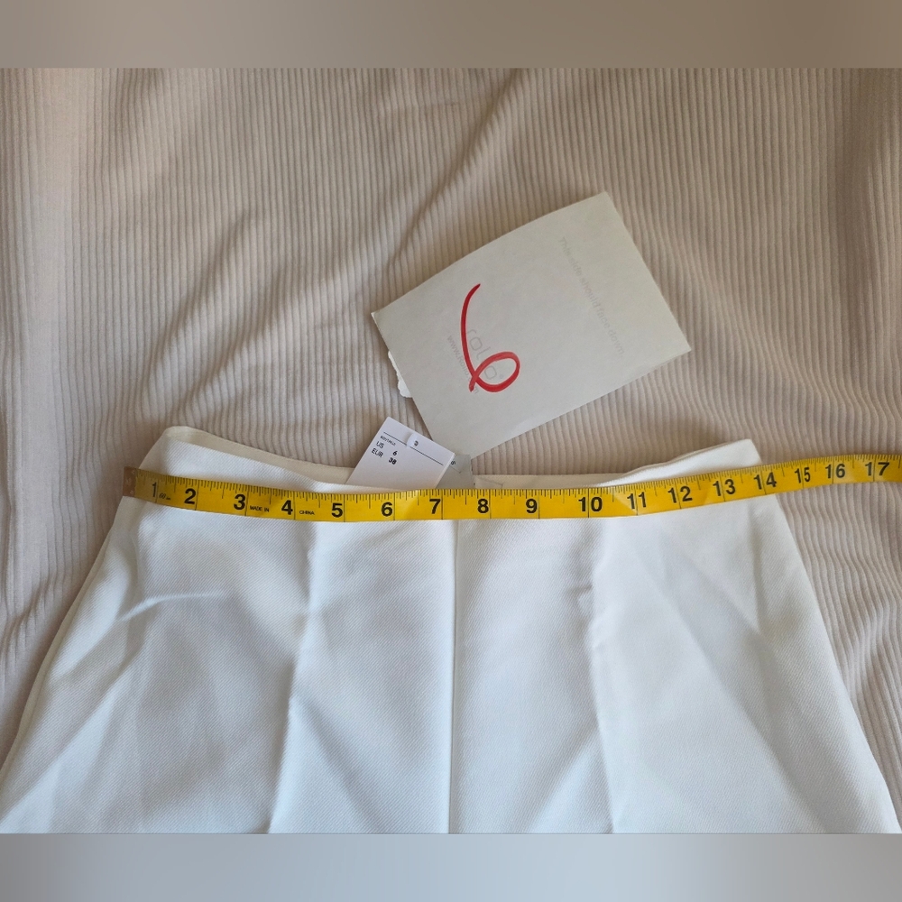 H&M Bead-embellished Pants white (PANTS ONLY). NWT. Top separately sold - Picture 5 of 16